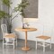 Armless Spindle Back Dining Chair Set Of 2 With Ergonomic Seat